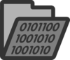Binary Folder Clip Art